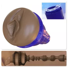   Fleshlight Boost Bang - élethű művagina maszturbátor (barna)