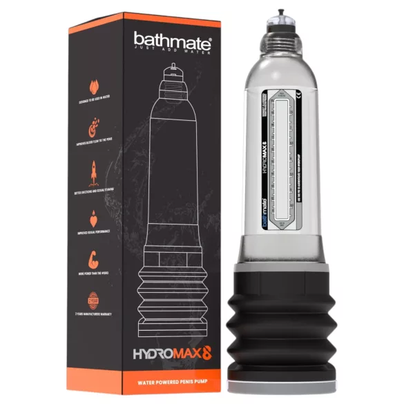 Bathmate Hydromax8 - hidropumpa (átlátszó)