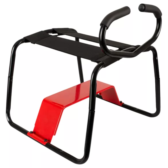 THE BANGER - Ultimate Sex Stool szexszék élethű dildóval (fekete)