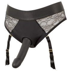 You2Toys - felcsatolható dildó alsóval (fekete)