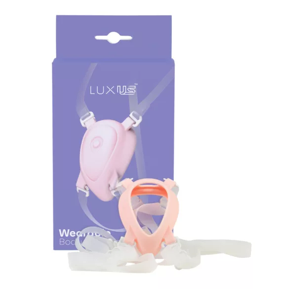 Luxus - felcsatolható hám csiklóvibrátorhoz (fehér)