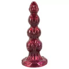   Beasty Cocks - bordó Werewolf Willie dildó tapadókoronggal (21 cm)
