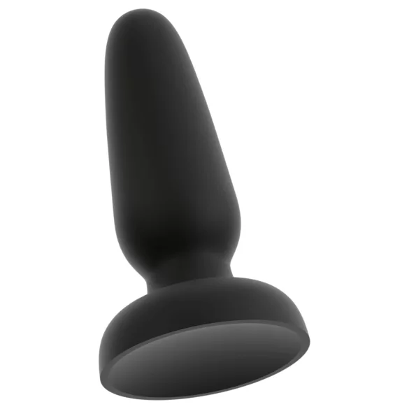 Black Velvets - tapadókorongos szilikon anál plug (fekete) - S