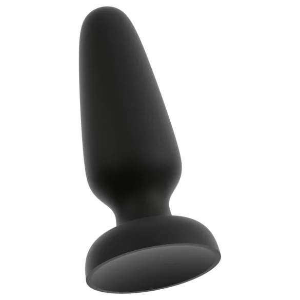 Black Velvets - tapadókorongos szilikon anál plug (fekete) - L