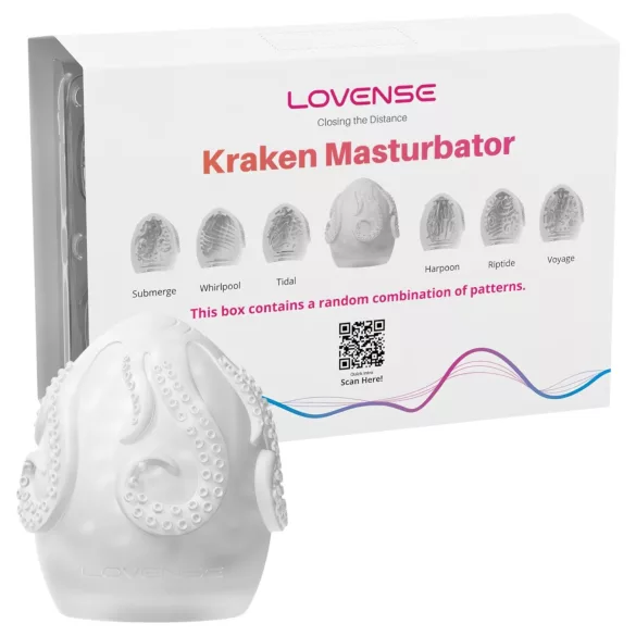 LOVENSE Kraken - maszturbációs tojás - 6db (fehér)