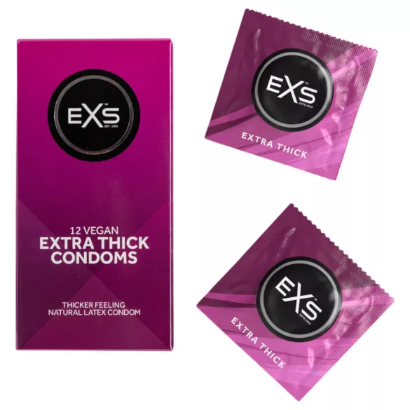 EXS Extra Thick - vastag falú óvszer (12 db)