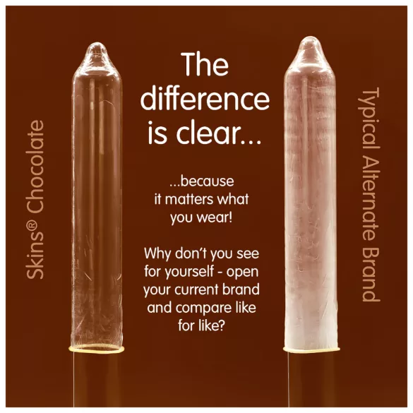 Skins - csokis óvszer (4db)