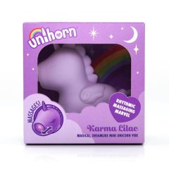 Unihorn Karma - akkus unikornis csiklóizgató (lila)