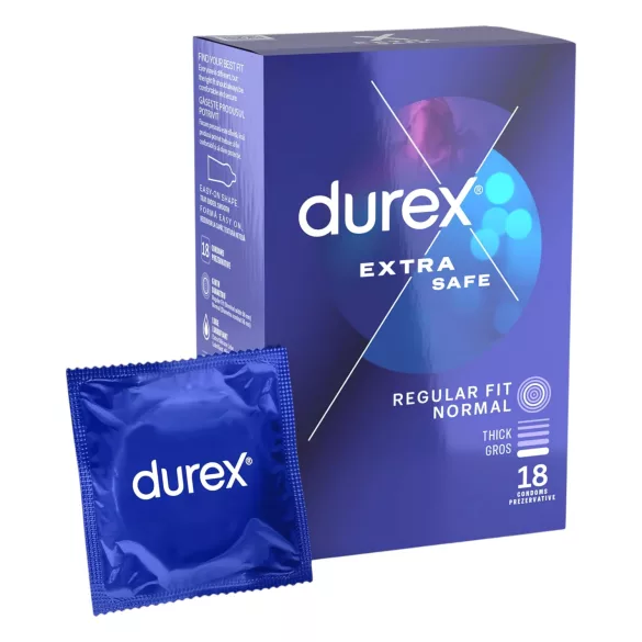 Durex Extra Safe - biztonságos óvszer (18 db)