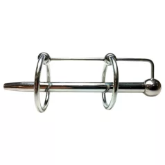 Rouge - rozsdamentes acél, dupla gyűrűs dilátor (ezüst)