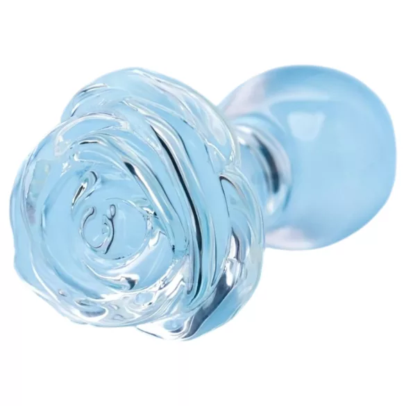 Clarity Utopian Bloom - üveg anál plug (átlátszó)