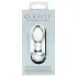 Clarity Utopian Bloom - üveg anál plug (átlátszó)