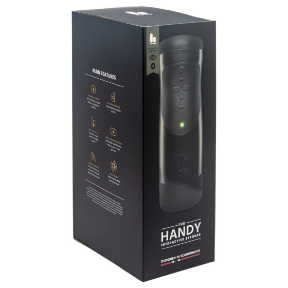 The Handy 1.1 - okos, hálózati, VR maszturbátor (fekete)