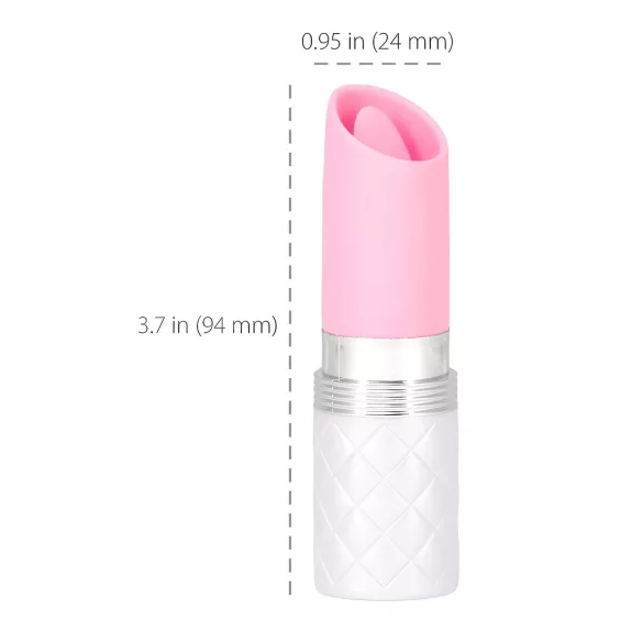 Pillow Talk Lusty - akkus, nyelves rúdvibrátor (pink)