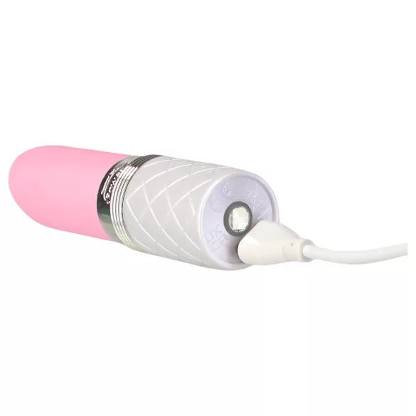 Pillow Talk Lusty - akkus, nyelves rúdvibrátor (pink)