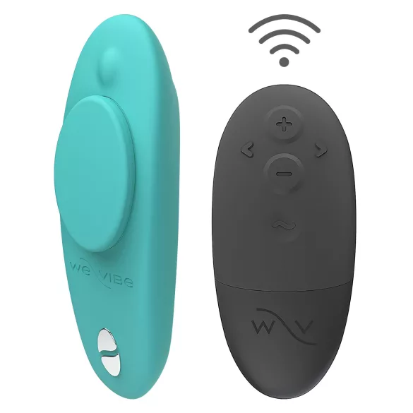 We-Vibe Moxie+ - hordható App- és távirányítós csiklóvibrátor (türkiz)