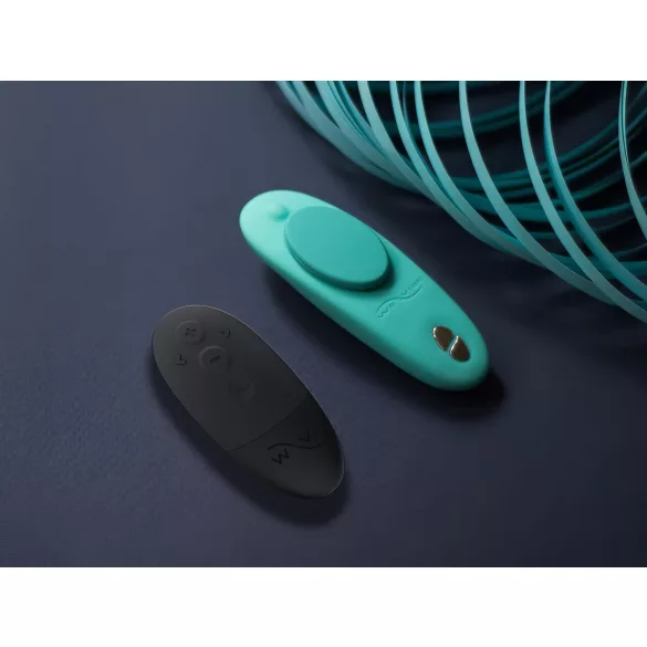We-Vibe Moxie+ - hordható App- és távirányítós csiklóvibrátor (türkiz)