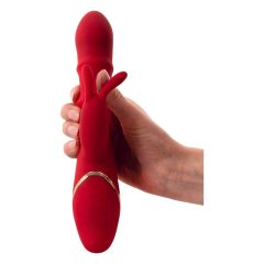 You2Toys Rabbit - mozgó gyűrűs vibrátor (piros)