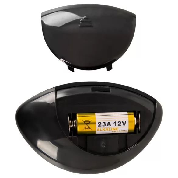 ANOS - kétágú anál vibrátor (fekete)