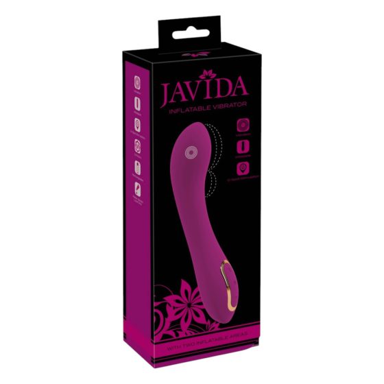 Javida - 2 ponton pumpálható vibrátor (lila)
