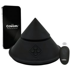   The Cowgirl Cone - okos szexgép különböző feltétekkel (fekete)