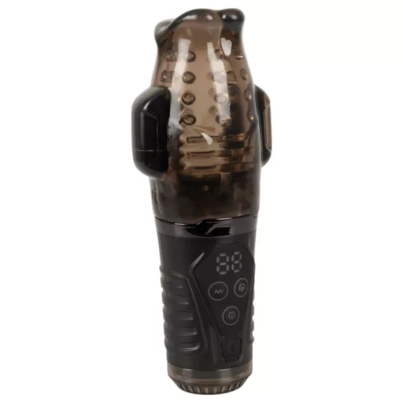 Stroker - szívó, rezgő maszturbátor (szürke)