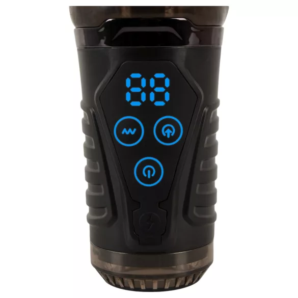 Stroker - szívó, rezgő maszturbátor (szürke)