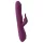 Javida - 3in1 lökő, forgó gyöngyös vibrátor (lila)