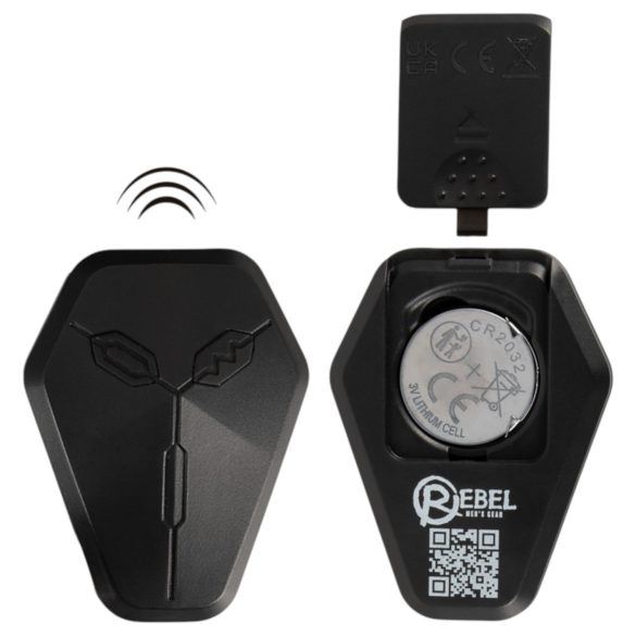 Rebel - lökő prosztatavibrátor (fekete)