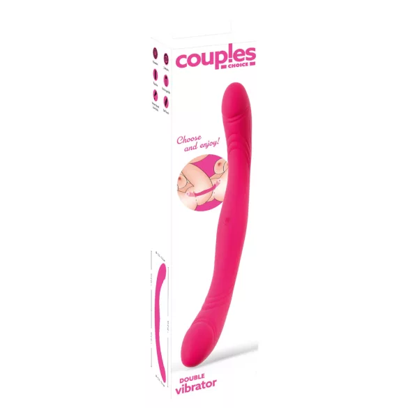 Couples Choice - dupla végű vibrátor (pink)