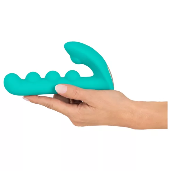 Beau Coeur Sylora - gyöngyös 2in1 vibrátor (zöld)