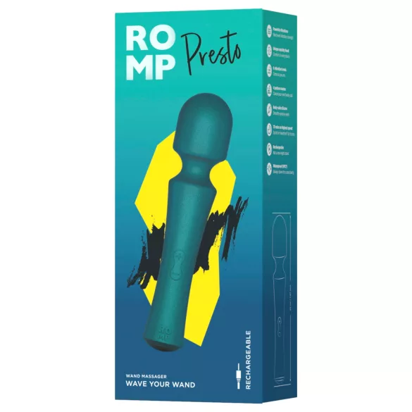 ROMP Presto - masszírozó vibrátor (zöld)