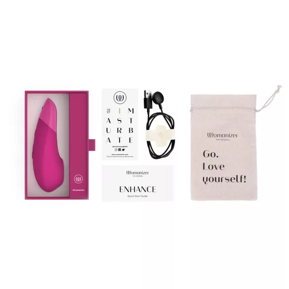 Womanizer Enhance 2in1 csiklószívó + vibrátor (rózsaszín)