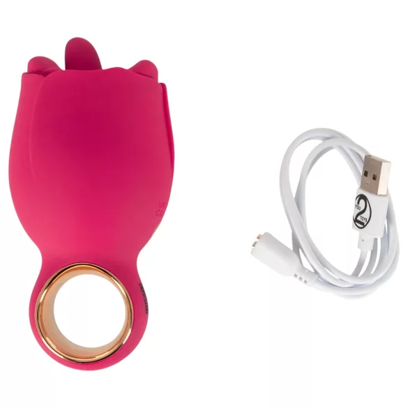 You2Toys Oral Fun - nyelves csiklóizgató (rózsaszín)
