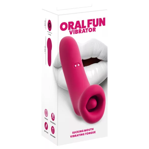 You2Toys Oral Fun - szívó és nyelves csiklóizgató (rózsaszín)