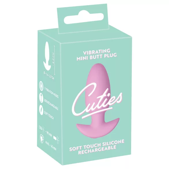 Cuties Mini - vibrációs anál plug (pink)