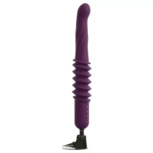 You2Toys - távirányítós melegítős lökő vibrátor (lila)