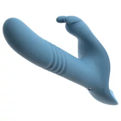   You2Toys - 3 részes felcsatolható nyuszis lökővibrátor távirányítóval (kék)