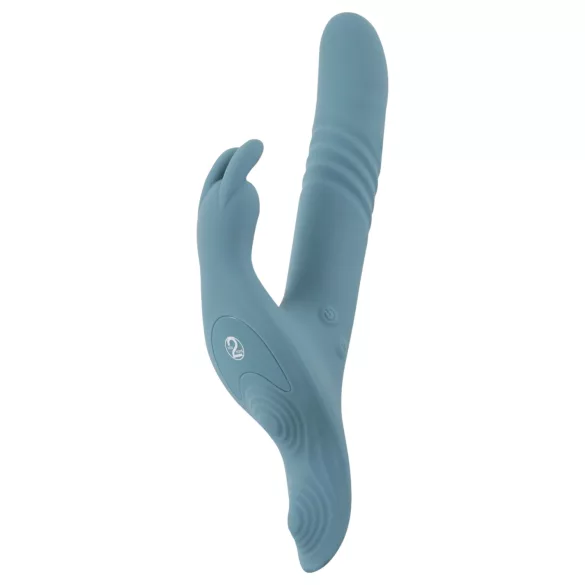 You2Toys - 3 részes felcsatolható nyuszis lökővibrátor távirányítóval (kék)