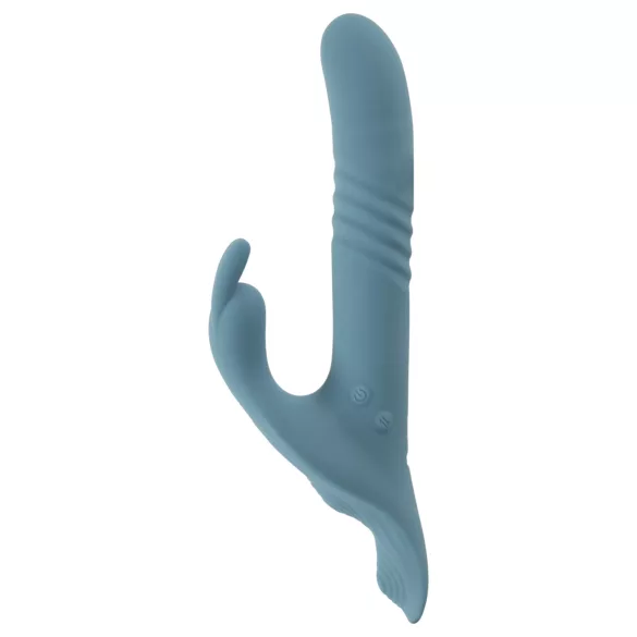 You2Toys - 3 részes felcsatolható nyuszis lökővibrátor távirányítóval (kék)