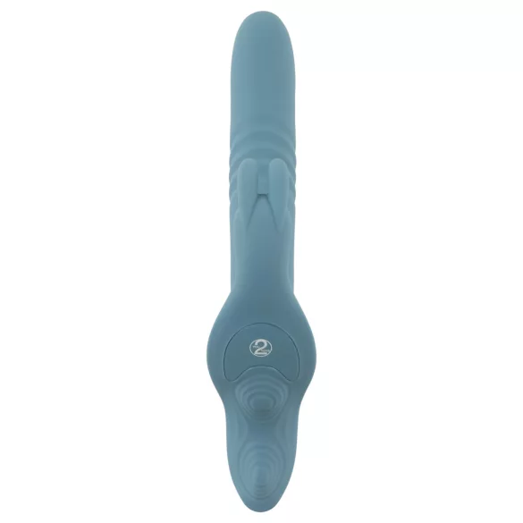 You2Toys - 3 részes felcsatolható nyuszis lökővibrátor távirányítóval (kék)
