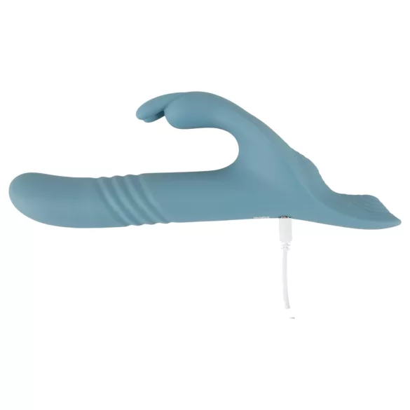 You2Toys - 3 részes felcsatolható nyuszis lökővibrátor távirányítóval (kék)
