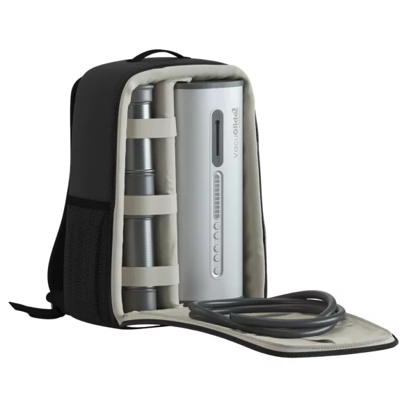 VacuGlide 2 - automata, hálózati férfi luxus maszturbátor (ezüst)