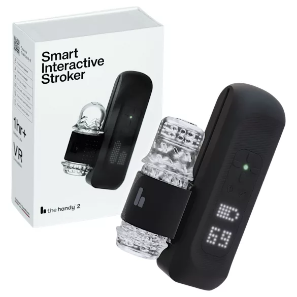 The Handy 2 - Interaktív férfi maszturbátor (fekete)