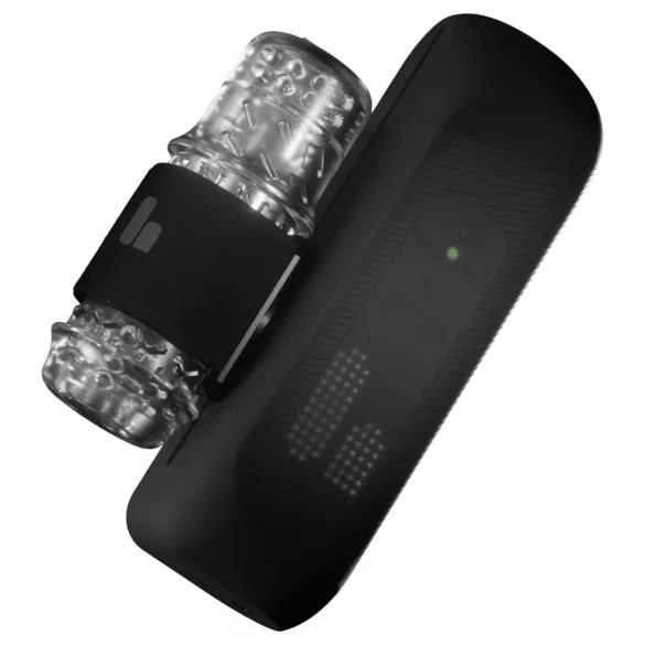 The Handy 2 Pro - Interaktív férfi maszturbátor (fekete)