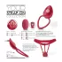 You2Toys - viselhető vibrációs csiklóizgató (piros)