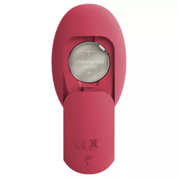 You2Toys - viselhető vibrációs csiklóizgató (piros)