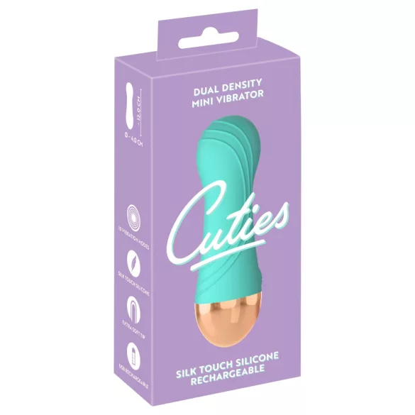 Cuties - akkus, vízálló mini vibrátor (zöld)