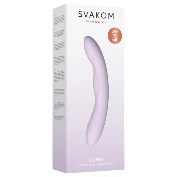 Svakom Selena - melegítős, lökő G-pont vibrátor (lila)