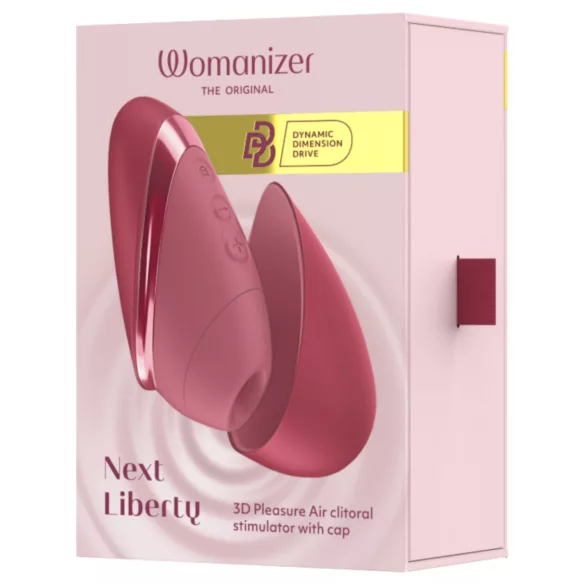 Womanizer Next Liberty - léghullámos csiklóizgató (piros)
